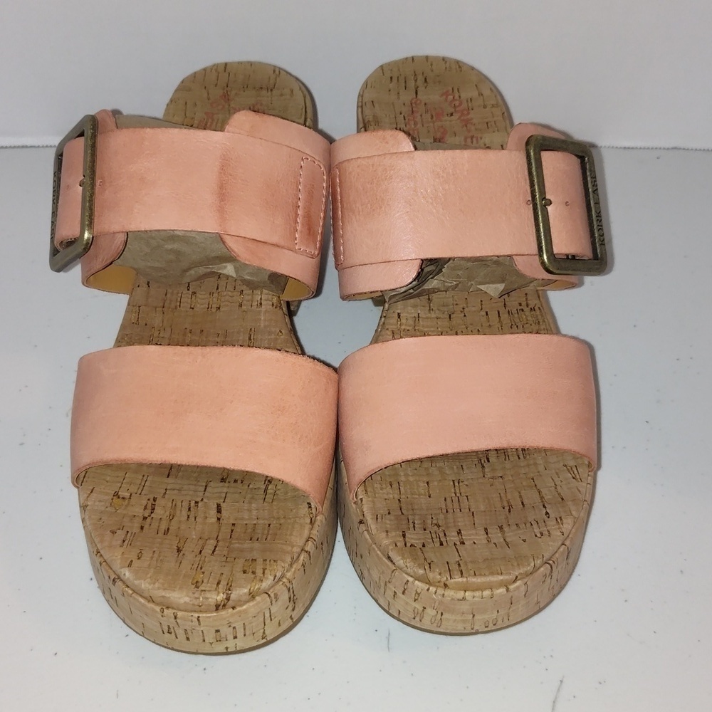 Kork-Ease Taige Cork Platform Heel Clog Sandal Women's Size 10